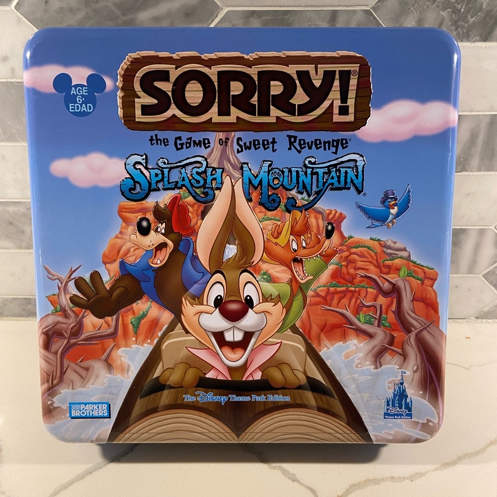 Disney Theme Parks Splash Mountain edition of Sorry game